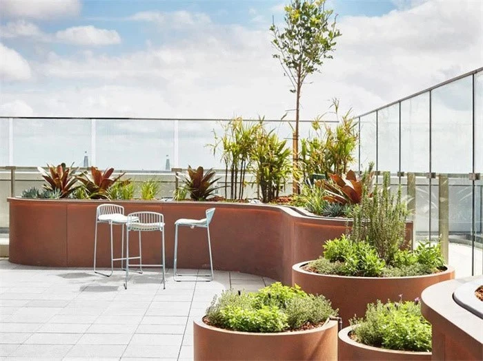 metal planter boxes metal planter boxes