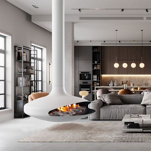 House Hanging Fireplace