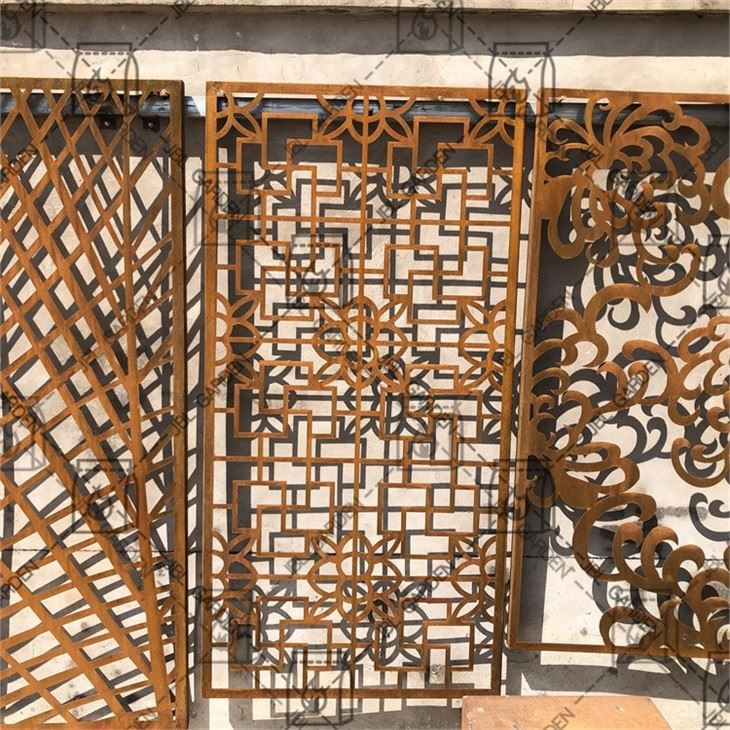 Dekoratīvais žogs Corten