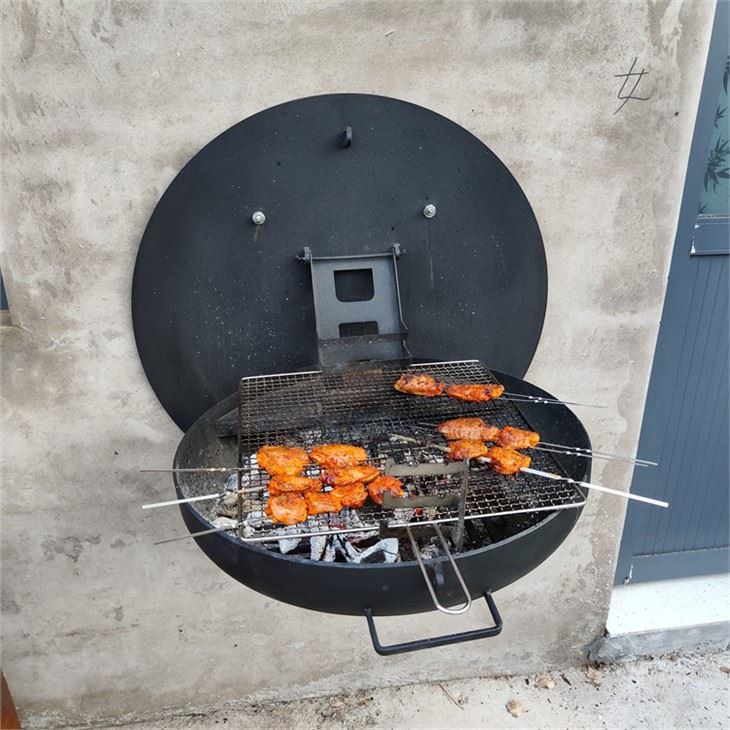 Tērauda izturīgs bārbekjū grils