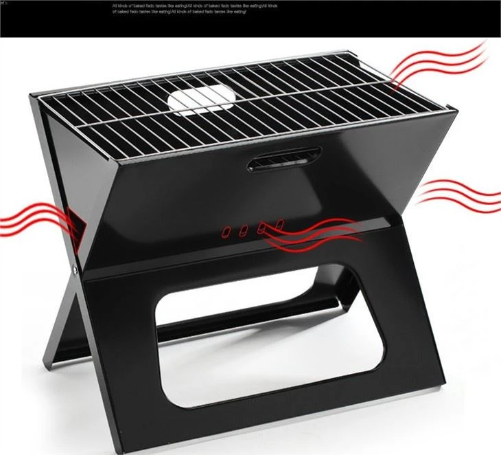Multi-person X-type Folding Barbecue Grill