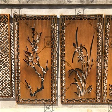 Dekoratīvā metāla ekrāna lāzergriešana