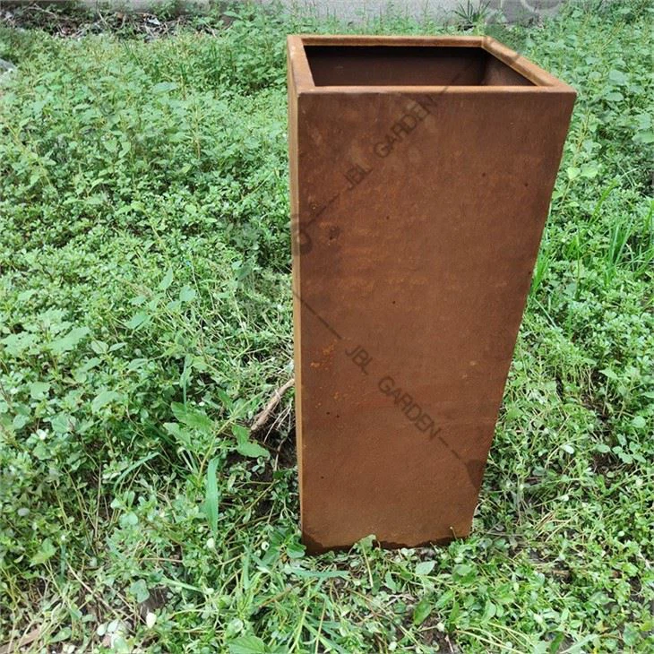 Tall Steel Planters