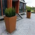 Vintage Style Corten Steel Planter Pot