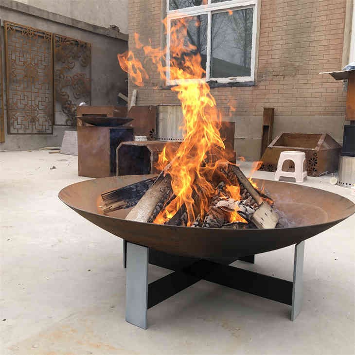 Corten Steel Fire Pit Fire Bowl high quality