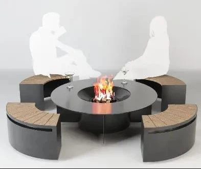 Patio Fire Pot Table: A Warm Focus For Outdoor Leisure