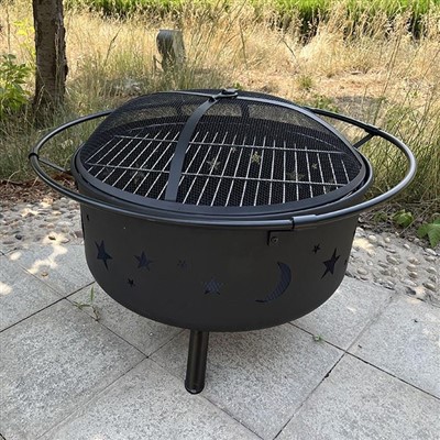 Dārza tērauda BBQ grils