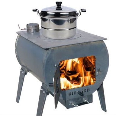 Lieljaudas malkas ugunskura krāsns