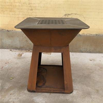 Patio kokogļu grila BBQ plīts